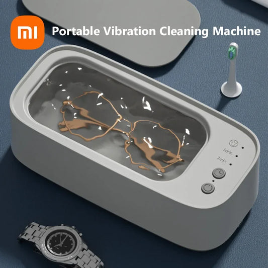 Xiaomi – nettoyeurs à vibrations ultrasoniques à haute fréquence, 3 vitesses, Machine de nettoyage de lunettes à 360 °, synchronisation pour bijoux, outil de maquillage de lunettes