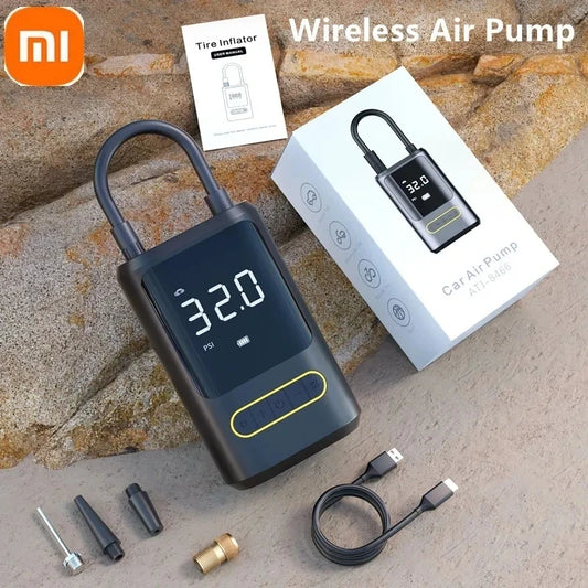 XIAOMI 150PSI 4000mAh pompe gonflable de compresseur d'air de voiture avec lampe à LED pour voiture moto gonfleur de pneu électrique sans fil