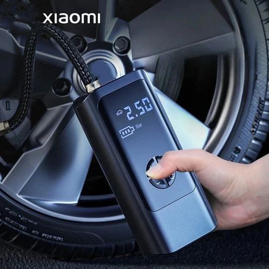 Nouveau XIaomi 8000mAh sans fil/filaire Portable voiture compresseur d'air 12V 150PSI électrique pneu gonfleur pompe pour voiture moto balles