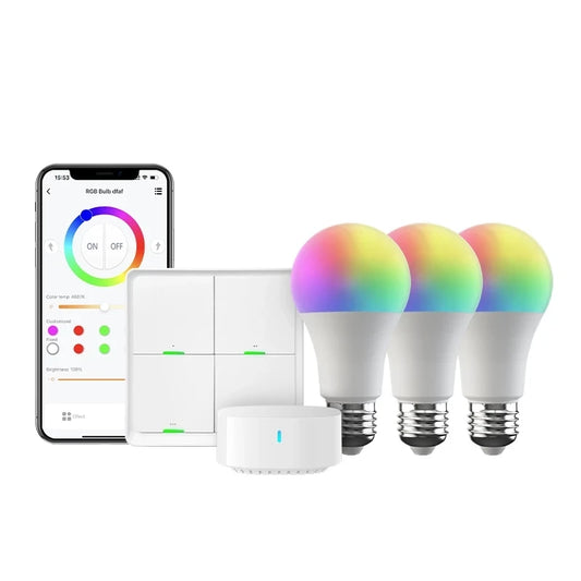 Kit de démarrage intelligent BroadLink FastCon Light RGB avec Alexa, Google Assistant Smart Home SKE26/27
